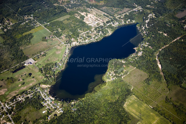 Camp Lake in Kent County, Michigan